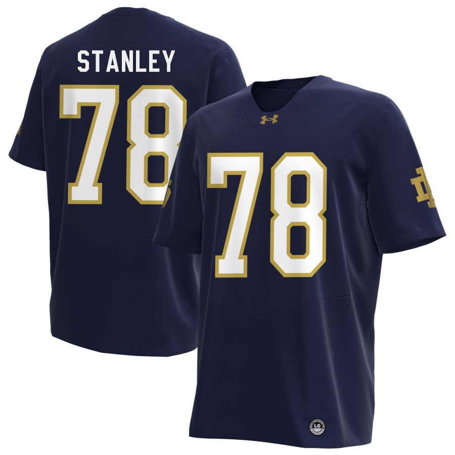 Ronnie Stanley Notre Dame Jerseys, UND Fighting Irish College Football Apparels Stitched-Navy